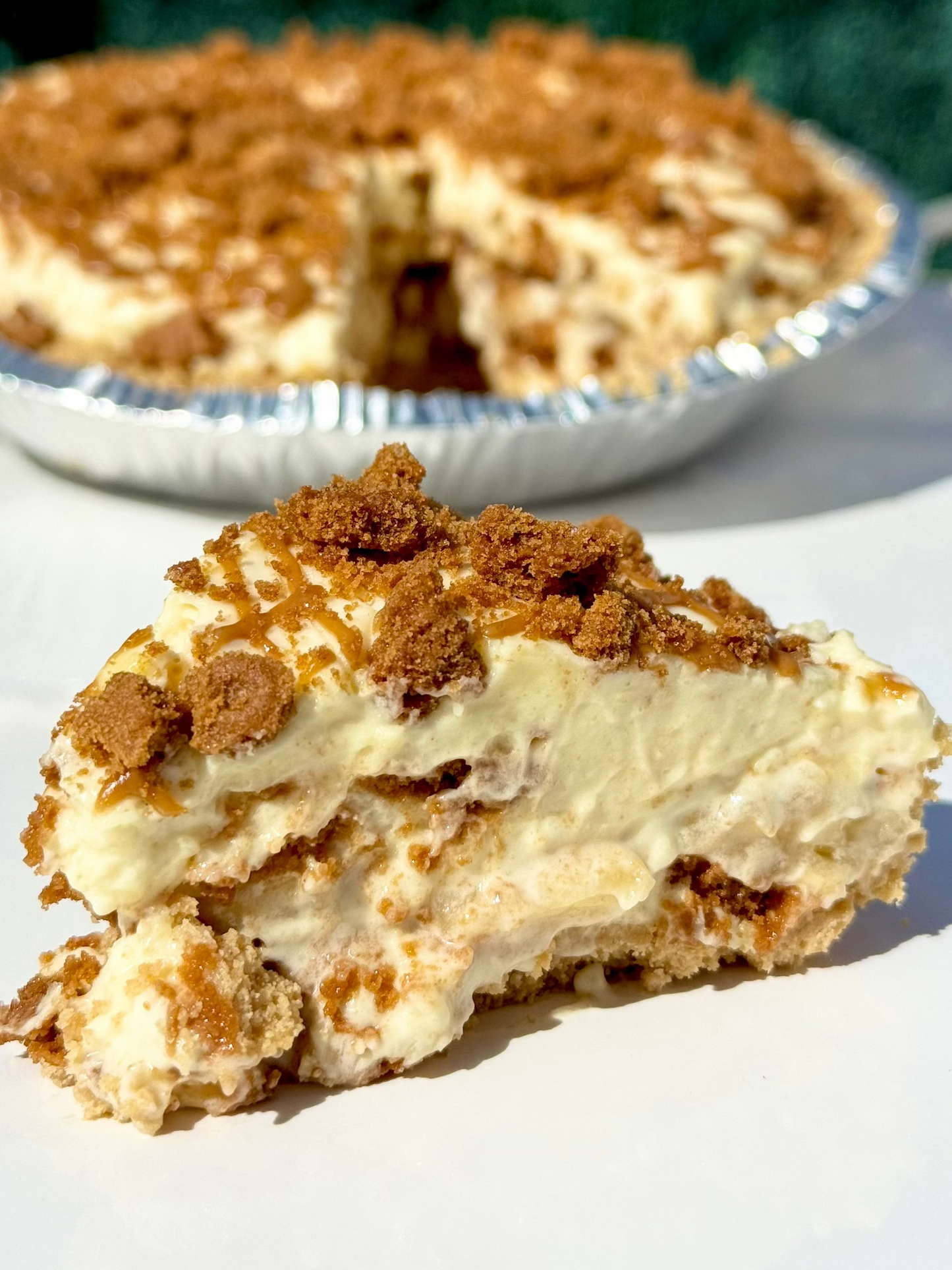 Cookie Butter Banana Puddin' Pie