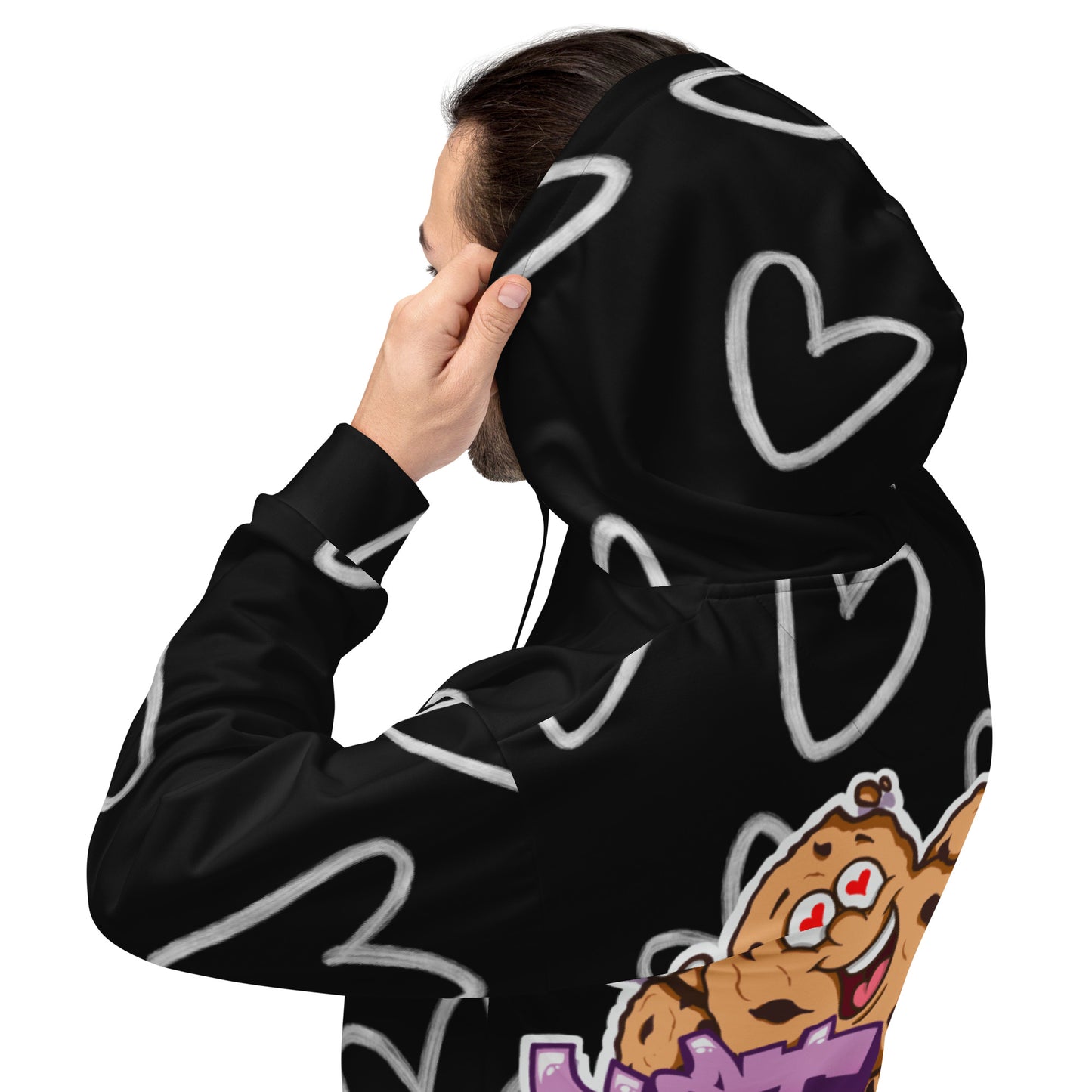 THIS.1 HOODIE LOVE - Black