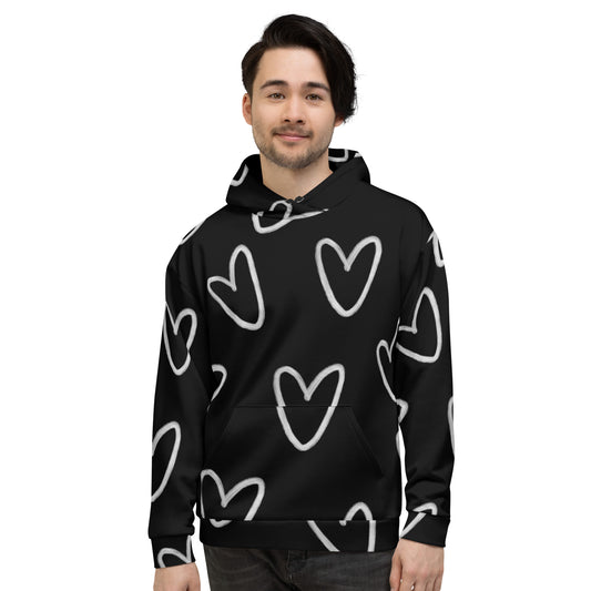 THIS.1 HOODIE LOVE - Black