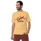 LOVE SHINES Men’s premium heavyweight tee