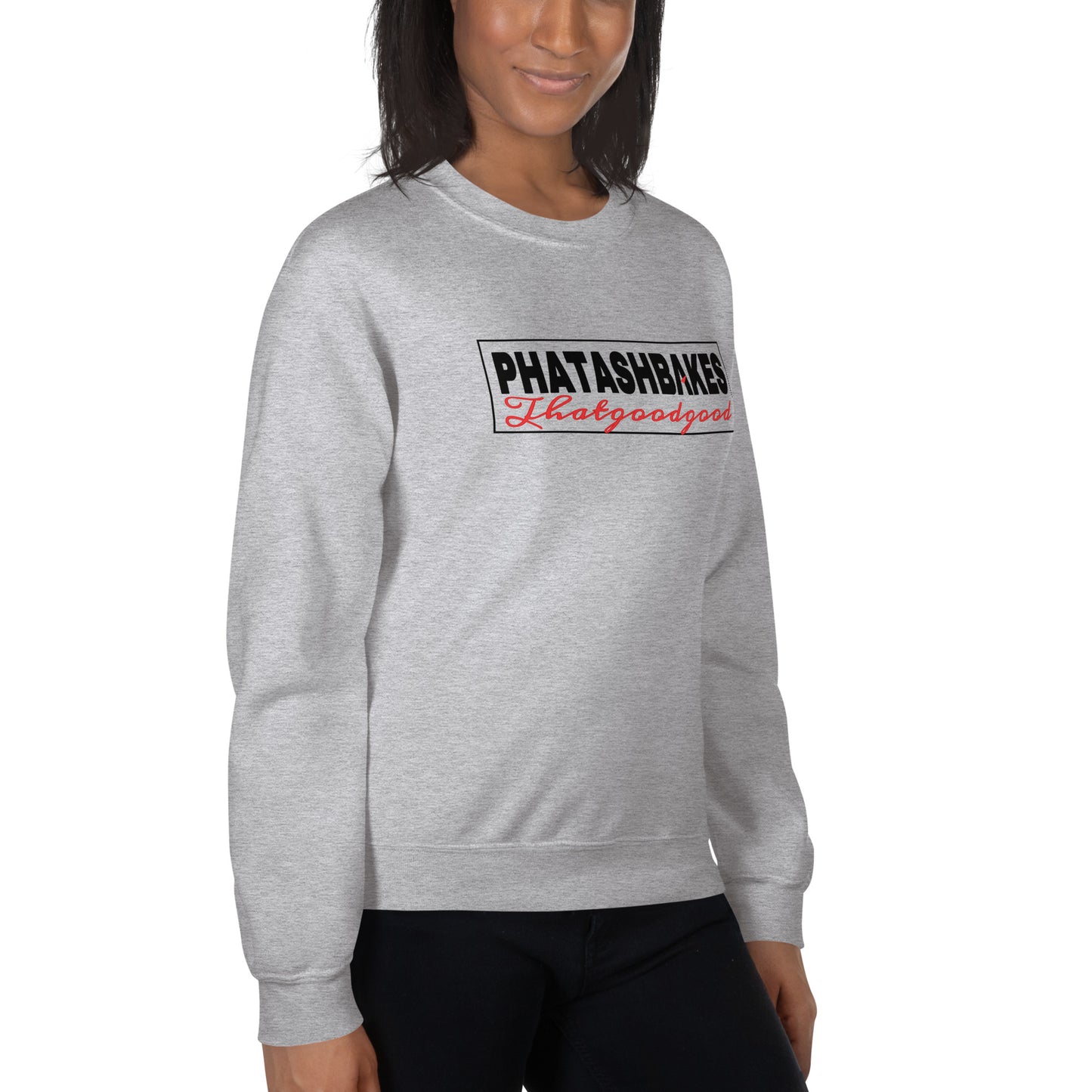 Club Sweatshirt by Phat Ash Bakes (White)