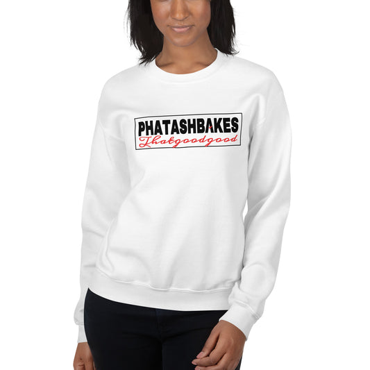 Club Sweatshirt by Phat Ash Bakes (White)