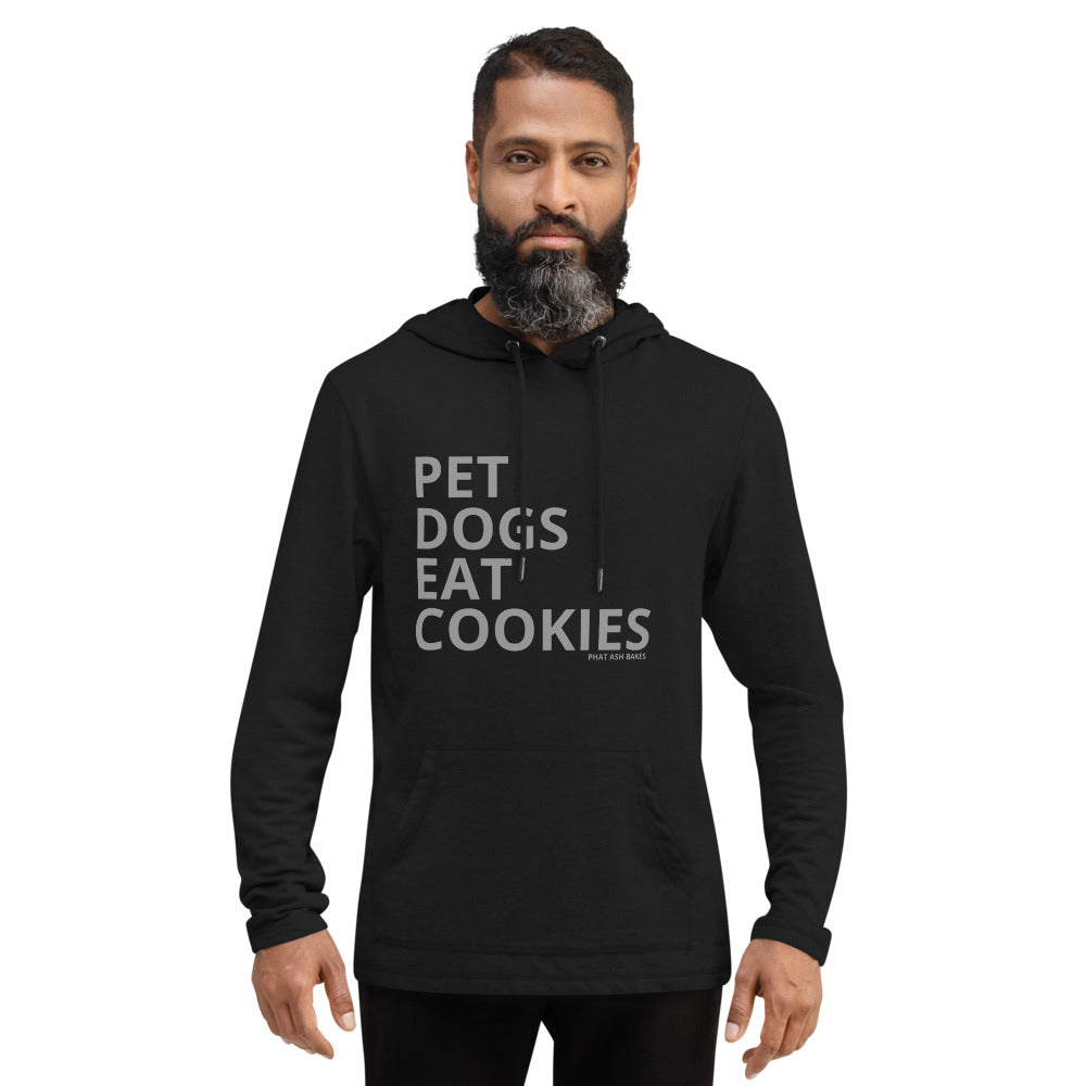PET DOGS. EAT COOKIES LIGHTWEIGHT SWEATSHIRT