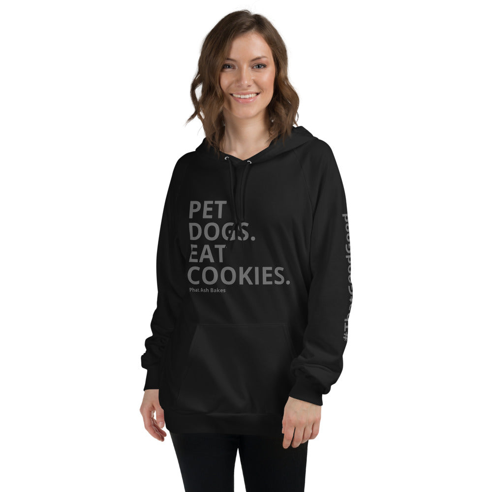 PET DOGS. EAT COOKIES. HOODIE. - Donation Hoodie