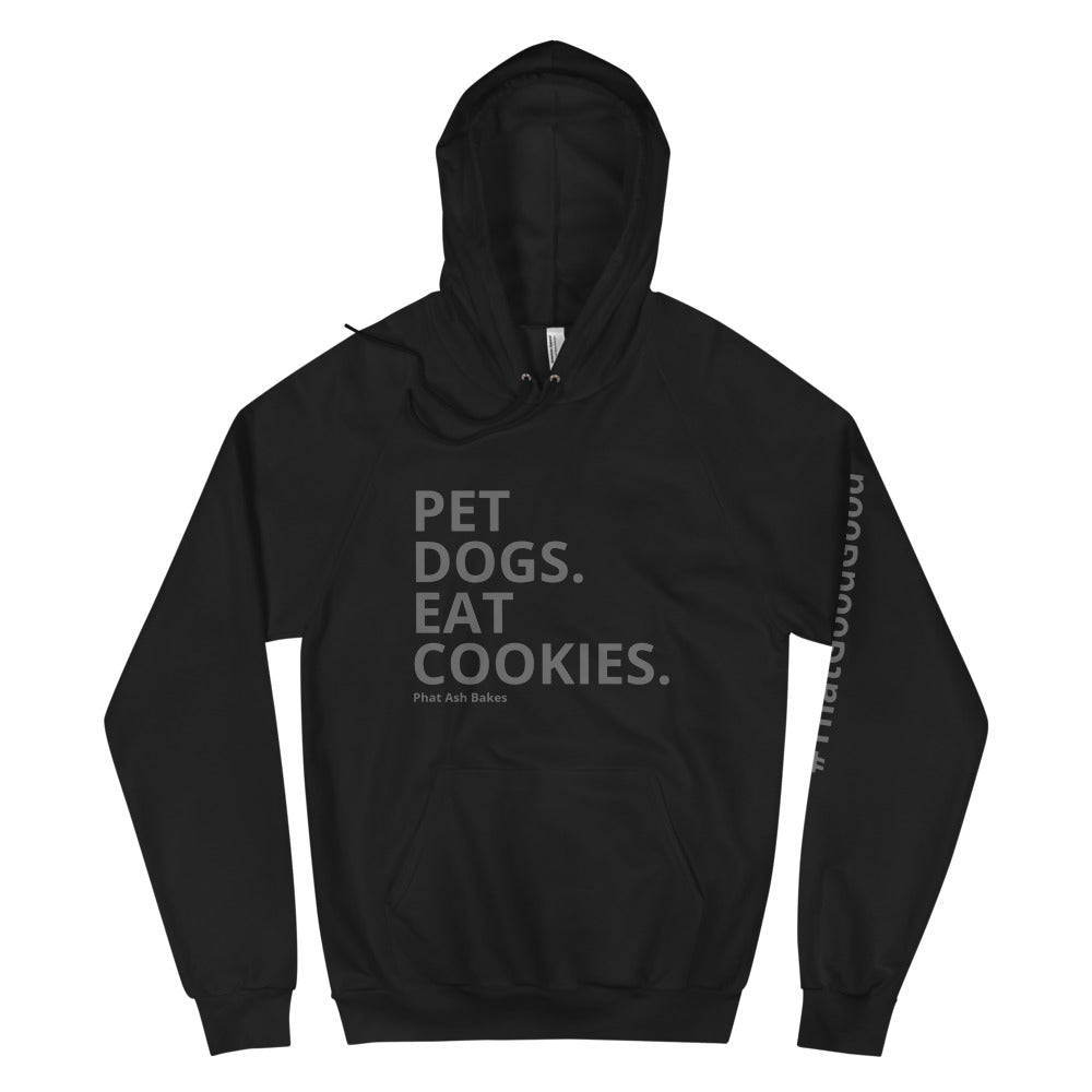 PET DOGS. EAT COOKIES. HOODIE. - Donation Hoodie