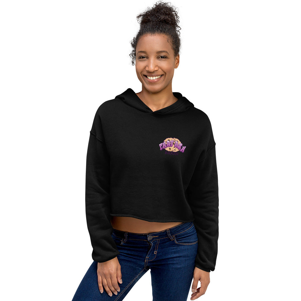 Big B.A. Logo Crop Hoodie