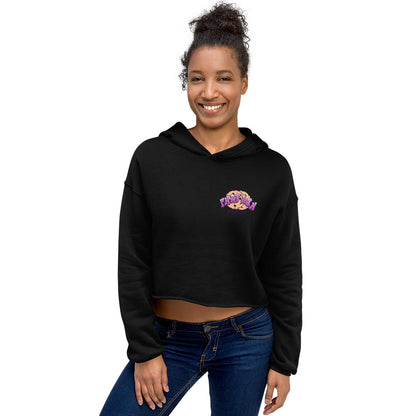 Big B.A. Logo Crop Hoodie