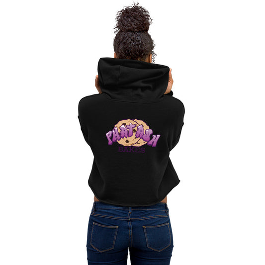 Big B.A. Logo Crop Hoodie