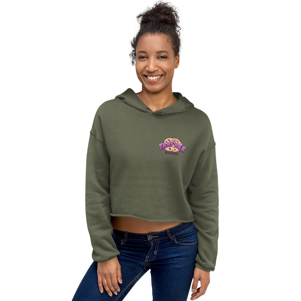 Big B.A. Logo Crop Hoodie