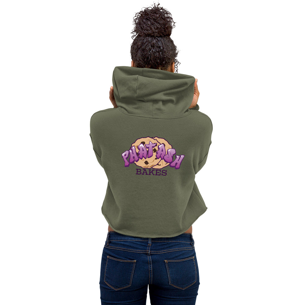 Big B.A. Logo Crop Hoodie