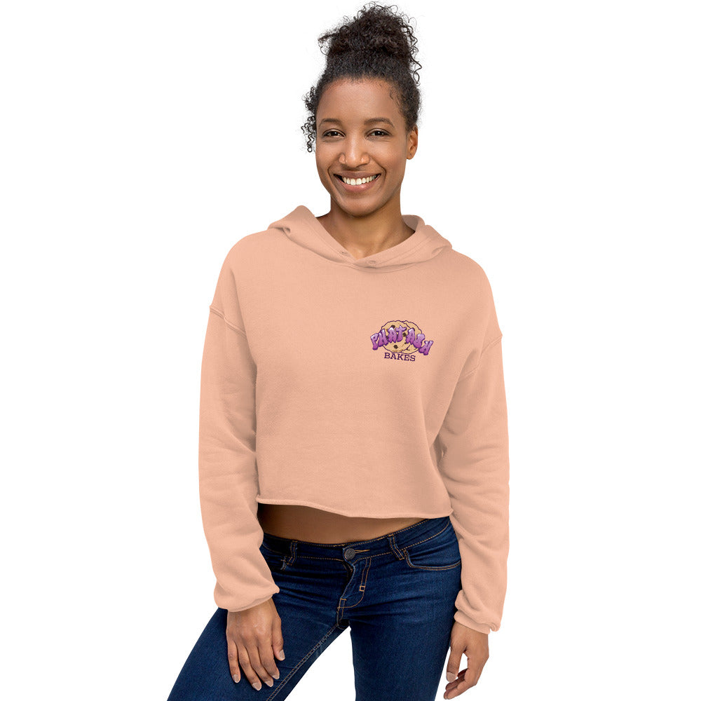 Big B.A. Logo Crop Hoodie