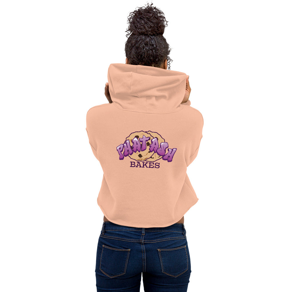 Big B.A. Logo Crop Hoodie