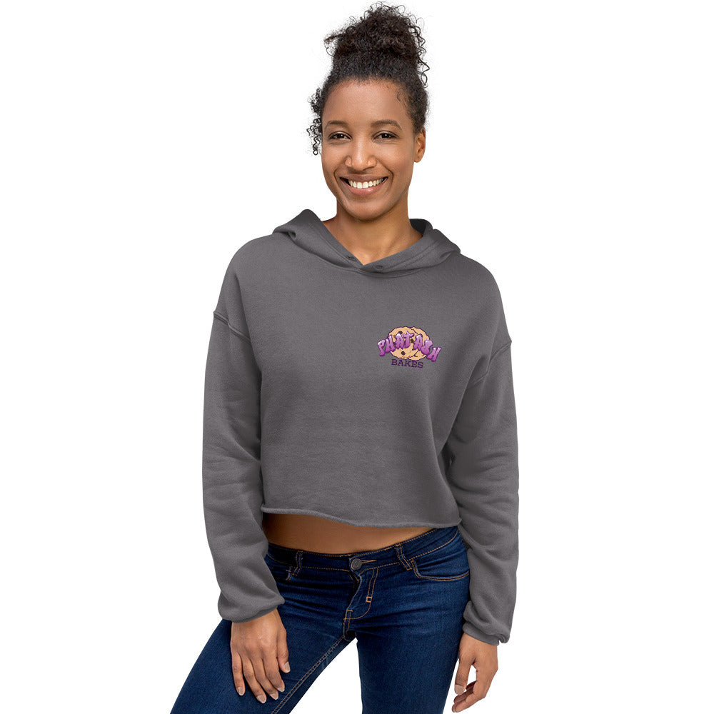 Big B.A. Logo Crop Hoodie