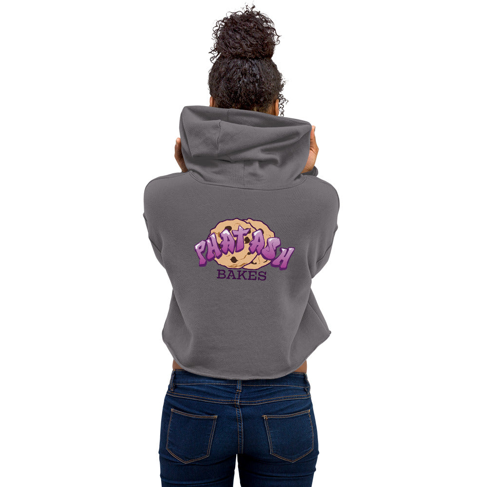 Big B.A. Logo Crop Hoodie